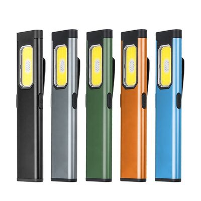 Mini COB Portable Outdoor Type-C Rechargeable LED Flashlight Magnetic Work Pocket Flashlight