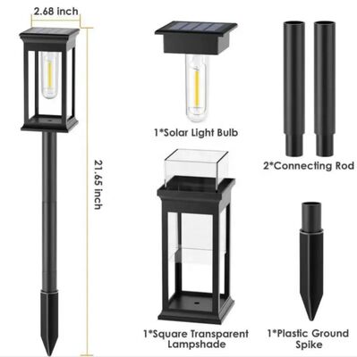 Solar Lawn Light Decoration Garden Hollow Lawn Lamp Outdoor Solar Garden Pathway Waterproof LED Light