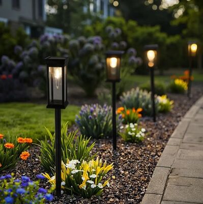 Solar Lawn Light Decoration Garden Hollow Lawn Lamp Outdoor Solar Garden Pathway Waterproof LED Light
