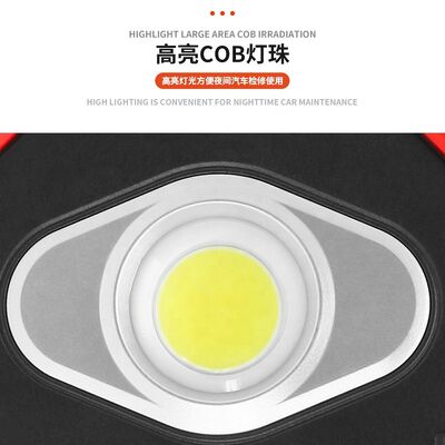 Outdoor Lighting Work Lamp COB Emergency Charging Tent Rotating Lamp Folding Floodlight Work Lamp Supplier