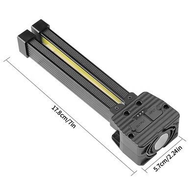 USB Rechargeable Magnetic 7th Gear Dimming Gym Lamp for Posing Handheld COB Work Light With 180 Degree Folding