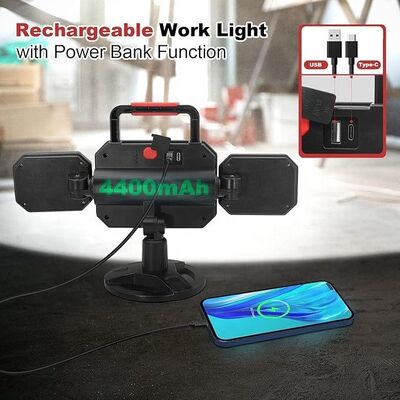 2025 Hot Sale Three-page Lamp Rotating Folding Mobile Charging Strong Magnetic Adsorption Car Inspection Lighting Work Lamp COB