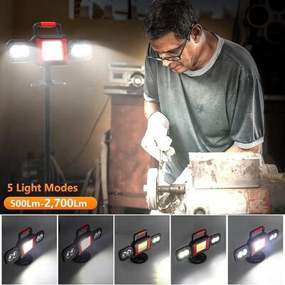 2025 Hot Sale Three-page Lamp Rotating Folding Mobile Charging Strong Magnetic Adsorption Car Inspection Lighting Work Lamp COB