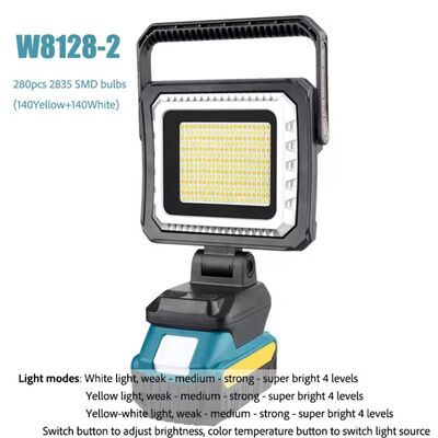 Cross-border New LED Handheld Lamp, USB Rechargeable, Outdoor Long-lasting, High Power, Camping, Repair, Spotlight Work Lamp.