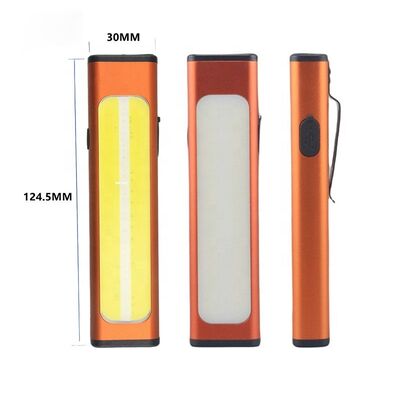 Factory Direct Sale Rechargeable Lithium Battery Strong Magnetic COB Flashlight Car Inspection Car Lamp Rectangular Work Lamp