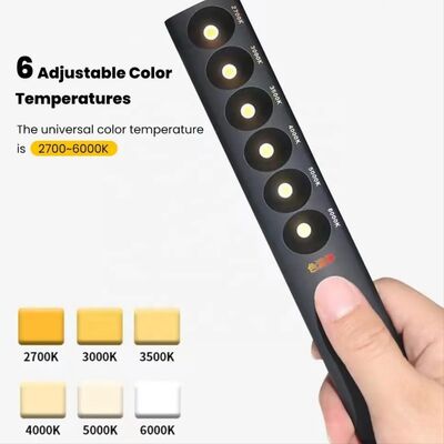 Cross-border Hot Selling Color Temperature Stick 6 Kinds of Color Temperature Adjustment Multi-function Lighting Working Lamp