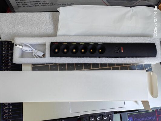 Cross-border Hot Selling Color Temperature Stick 6 Kinds of Color Temperature Adjustment Multi-function Lighting Working Lamp