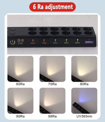 Multifunctional Two-in-one Portable Color Temperature Stick Color Rendering Index Stick 6 Color Temperature Demonstration Tools