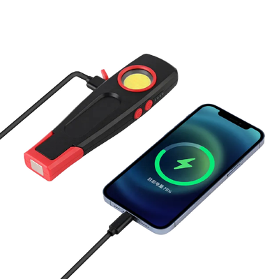 New Car Repair COB Work Light Multi Color Temperature Maintenance Light with Hook and Bracket Charging Multi Functional Light