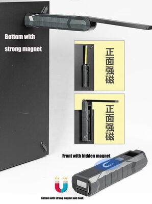 Hot Selling Car Repair LED Work Light USB Charging Strong Magnetic Emergency Light Folding Repair Light