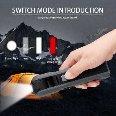 Hot Selling Car Repair LED Work Light USB Charging Strong Magnetic Emergency Light Folding Repair Light