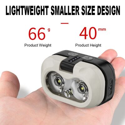 Cross-border Special Intelligent Sensing Hawk Eye USB Charging Portable Outdoor Head Lamp Fishing Lamp Night Running Head Lamp