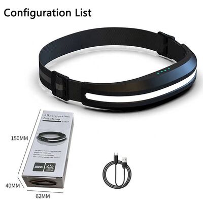 Usb Charging Running Lamp Wholesale COB Working Lamp Outdoor Camping Headband Omnidirectional Head Lamp