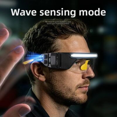 Inductive Headlight Long-lasting Lithium Battery Outdoor Running Cycling Glass Light Small Portable Multi-function Camping Light