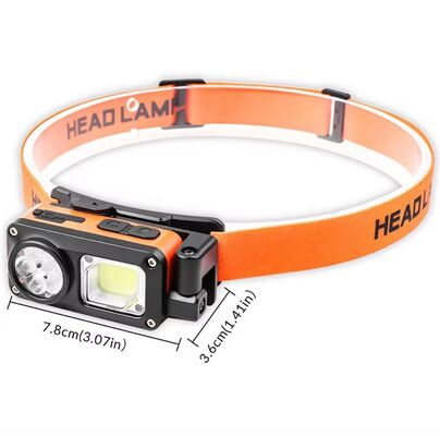 New Product LED Strong Head Lamp USB Charging Multi-function Outdoor Head Lamp Night Run Head Lamp COB Head Lamp