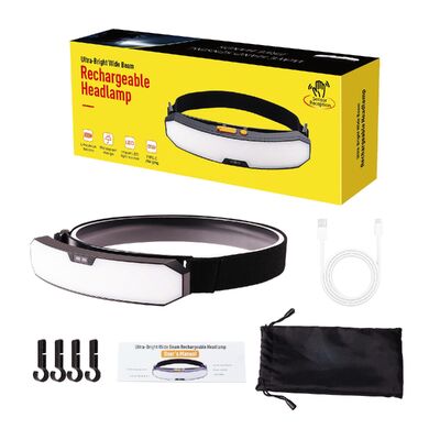Source Factory Direct Sale Outdoor Lighting Tools Rechargeable Induction Headlight Super Bright Floodlight Camping Lamp