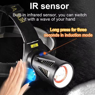 Hot Sale New XHP360 Inductive Headlight 30W Zoom Headlight 3-cell 18650 Lithium Battery Super Bright Headlight