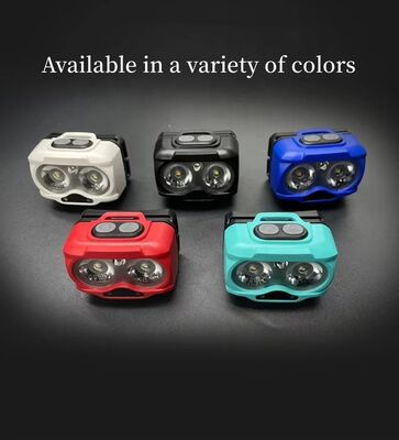 Factory Sales Outdoor LED Lighting Tools Camping Emergency Lamp Replaceable Rechargeable Battery Super Bright Head Lamp