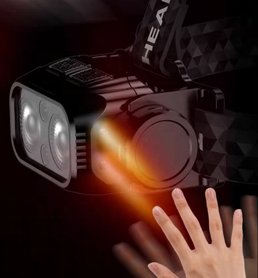 Factory Sales Outdoor LED Lighting Tools Camping Emergency Lamp 10 Lighting Modes Super Bright Head Lamp