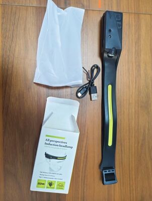 Factory Direct Sale Outdoor Lighting Tools Rechargeable Led Sensor Headlight Large Diffuse Lighting Silicone Material Headlamp