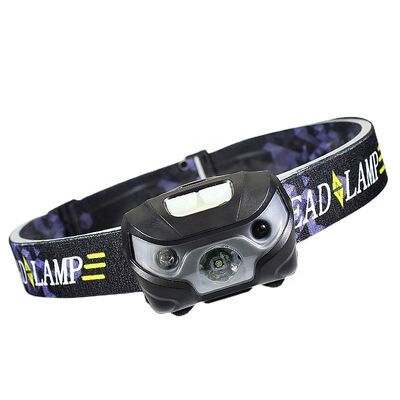 New Led Sensor Function Head Lamp Outdoor Cycling Fishing Lamp Camping Head Lamp