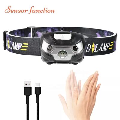 New Led Sensor Function Head Lamp Outdoor Cycling Fishing Lamp Camping Head Lamp