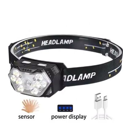 Manufacturer Wholesales New Induction Headlights With Strong Light LED for Outdoor Cycling, Flood Warning Running Headlights