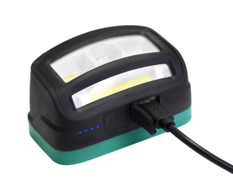 Sensor Switch and Magnet in the Backside Waterproof Rechargeable Head Lamp Led Head Lamp