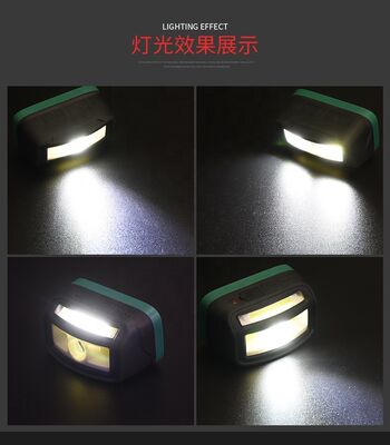 Sensor Switch and Magnet in the Backside Waterproof Rechargeable Head Lamp Led Head Lamp