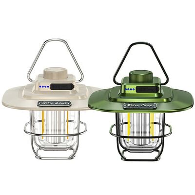 2026 Factory Wholesale Led Retro Outdoor Waterproof Multifunctional Lighting Camping Lamp Hand-held Camp Light Lantern
