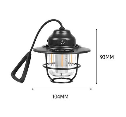 Source Factory Wholesale New Outdoor Portable Hanging Light Waterproof USB Rechargeable Lantern LED Camping Tent Lamp