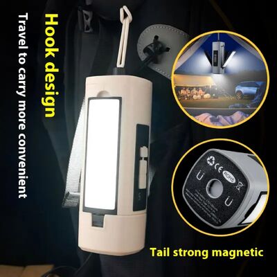 Source Factory Camping Light Three-leaf Flip Portable Flashlight Hanging Lamp Foldable Household Tent Lamp Camping Lamp