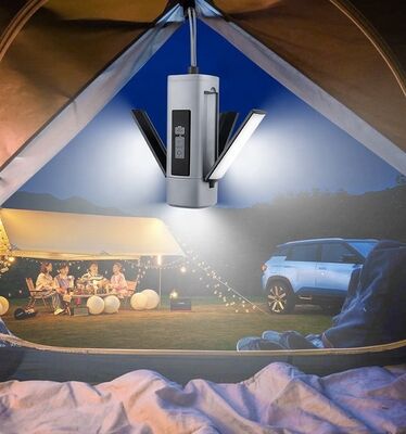 Source Factory Camping Light Three-leaf Flip Portable Flashlight Hanging Lamp Foldable Household Tent Lamp Camping Lamp