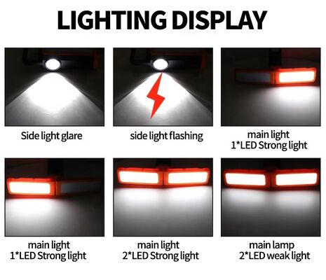 Multi Functional Searchlight Outdoor Solar Power Bank Strong Light Flashlight LED Handheld Light Wholesale Camping
