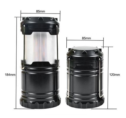 2023 New Telescopic Convenient Hook Lantern Dual Color Flame Flashing Torch Lantern Classic Mini Tent Light