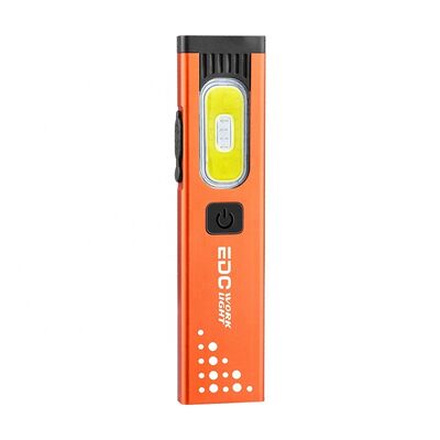 Cross-border Magnetic COB Ultra-thin Portable Pen Holder EDC Outdoor Mini LED Auto Repair Emergency Work Lamp Flashlight