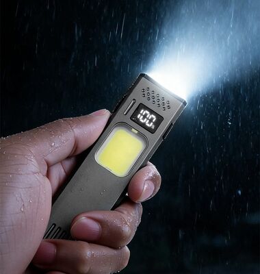 2026 New Ultra-thin Mini Flashlight Strong Light Super Bright Multi-function Magnetic Work Lamp Outdoor Waterproof Flashlight
