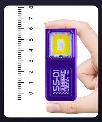 Source Supplier Mini Flashlight Outdoor Charging Windproof Lighter Multi-source Keychain Light