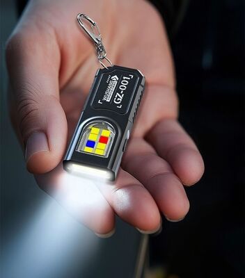 Source Supplier Mini Flashlight Outdoor Charging Windproof Lighter Multi-source Keychain Light
