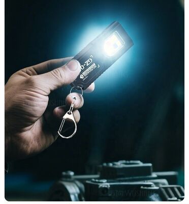 Source Supplier Mini Flashlight Outdoor Charging Windproof Lighter Multi-source Keychain Light