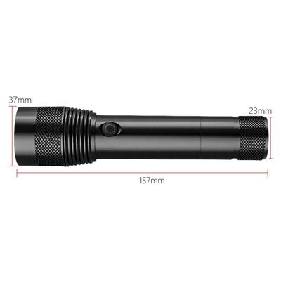 Explosion-proof Flashlight High-brightness Rechargeable Outdoor Super Bright Home Use Long Range All-aluminum Portable Electric