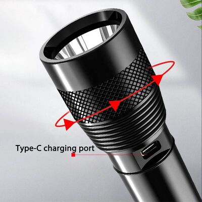 Explosion-proof Flashlight High-brightness Rechargeable Outdoor Super Bright Home Use Long Range All-aluminum Portable Electric