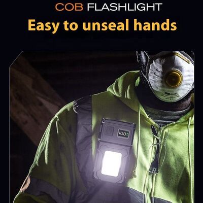 Cross-border New Mini Flashlight Self-defense Alarm Outdoor Charging Windproof Lighter Multi-source Keychain Light