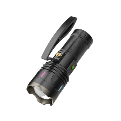 Outdoor Strong Light Far-reaching LED Searchlight Charging Ultra-long-lasting Lighting Aluminum Alloy Hand-held Flashlight
