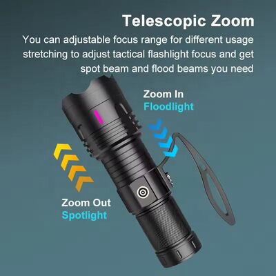 Outdoor Strong Light Far-reaching LED Searchlight Charging Ultra-long-lasting Lighting Aluminum Alloy Hand-held Flashlight
