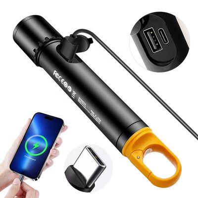 Rechargeable Flashlight Camping Flashlight Custom-made Powerful Long Distance Flashlights Super Bright Torch Customization