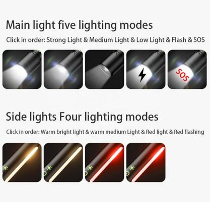 Rechargeable Flashlight Camping Flashlight Custom-made Powerful Long Distance Flashlights Super Bright Torch Customization