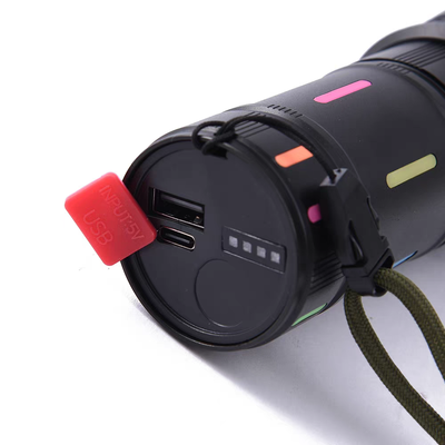 Large Capacity Rechargeable Battery Extendable and Adjustable Light Tube Floodlight Spotlight Power Bank Flashlight