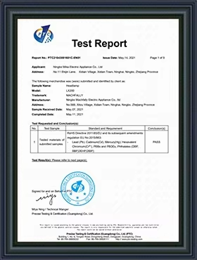 China Shanghai Xinyun Industrial Co., Ltd. certification